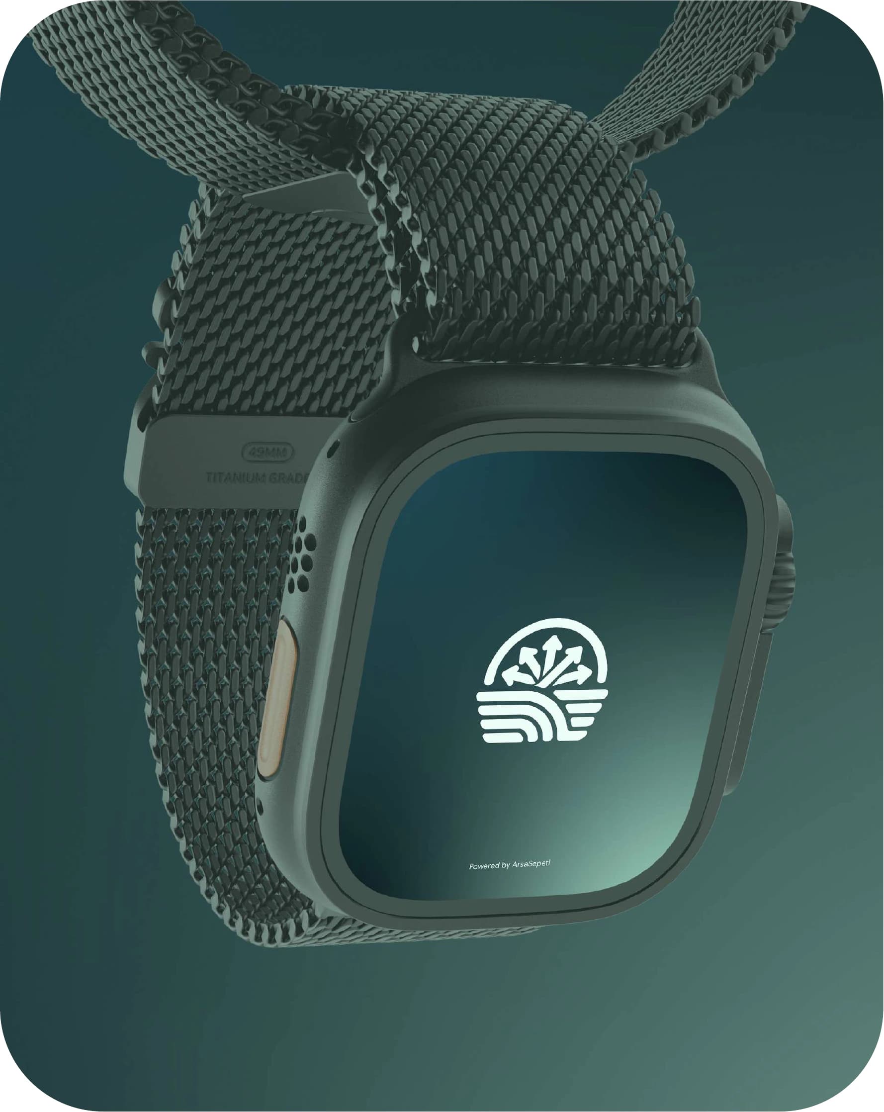 ArsaSepeti mark on a smartwatch