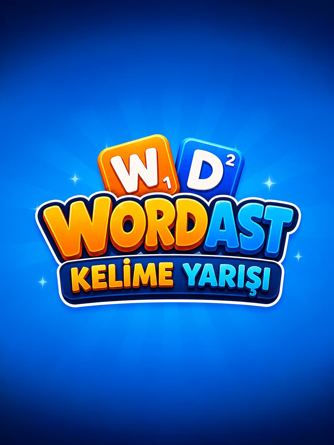 WordAst Kelime Yarışı word game logo on a blue background